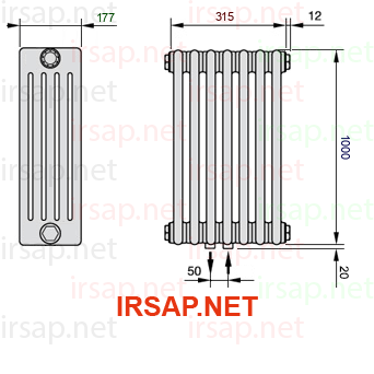 Радиатор IRSAP Tesi 51000/7 T50 CL 01